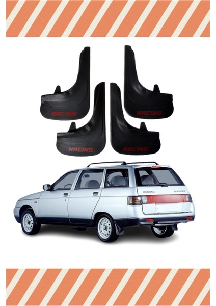 Lada Vega Stw Tüm Kasalar Racing Yazılı 4'lü Tozluk Çamurluk Paçalık