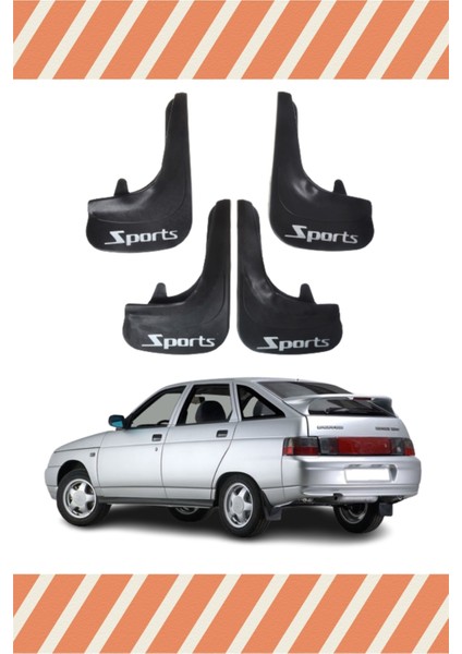 Lada Vega Sports Yazılı 4'lü Tozluk Çamurluk Paçalık