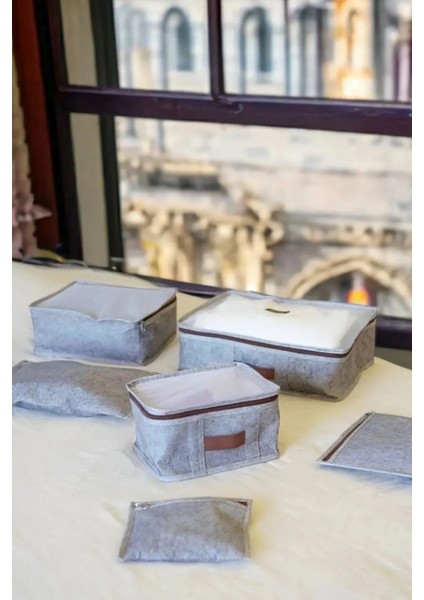 6'lı Set Bavul Içi Düzenleyici, Bavul Organizer, Valiz Düzenleyici Set fırsatları