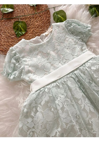 Emma Kız Çocuk Güpür Detaylı Elbise fiyatları