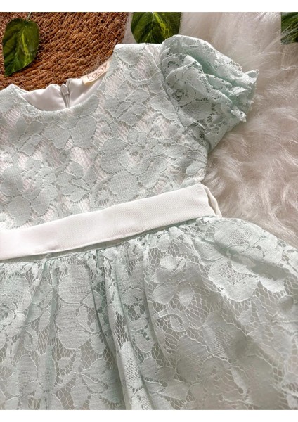 Emma Kız Çocuk Güpür Detaylı Elbise fırsatları