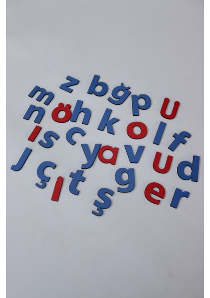 Renkli Ahşap Alfabe Seti, Eğlenceli Öğrenme Için Ideal