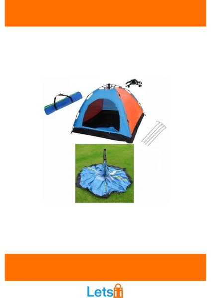 Kolay Kurulum Su Geçirmez 4 Kişilik Kamp Çadırı fırsatları