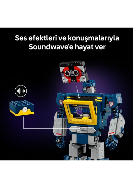 10358 Lego® Icons Transformers: Soundwave fiyatları