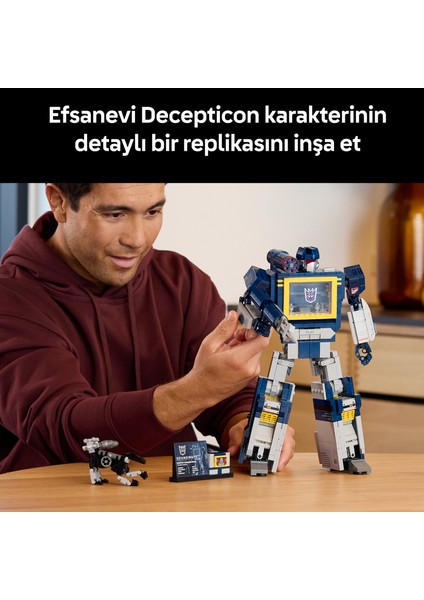 10358 Lego® Icons Transformers: Soundwave modelleri