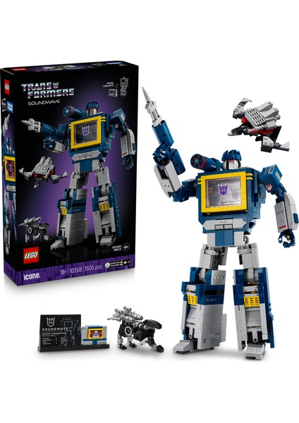10358 Lego® Icons Transformers: Soundwave indirimleri