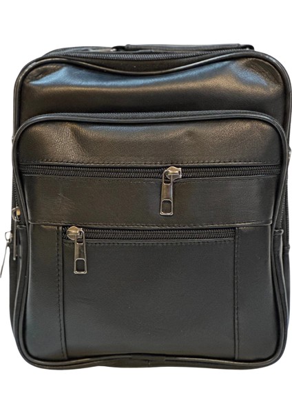 Erkek Hakiki Deri Dikey Siyah Küçük Boy El Çantası modelleri