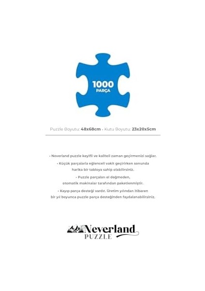 1000 Parça - Maıden’s Tower Serenıty (Kız Kulesi Sakinliği) fiyatları