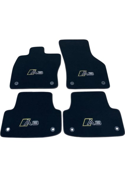 Oto Halı Paspas Seti Audi A3 Serisi Modelleri Uyumlu Sline Sport Kaymaz & Şık Tasarım fiyatları