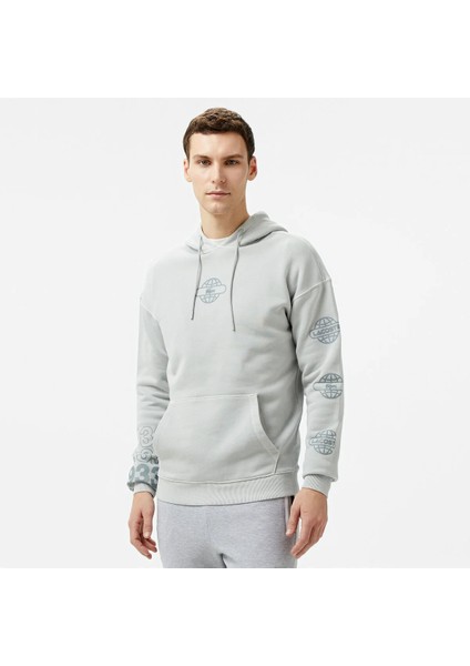 House Of Superstep x Erkek Gri Hoodie