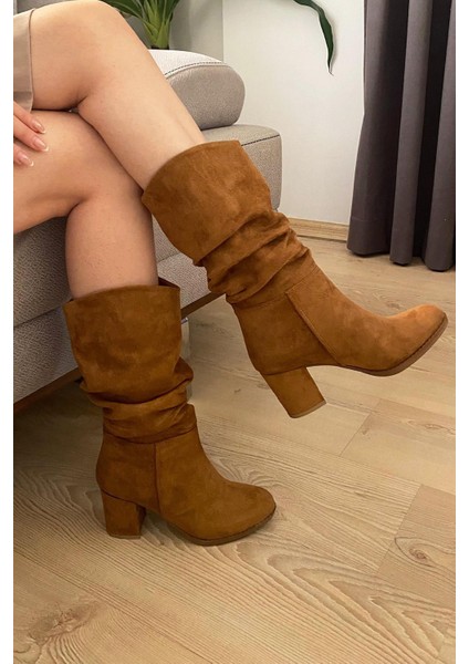 Kadın Azra Taba Süvet Körüklü Çizme fiyatları