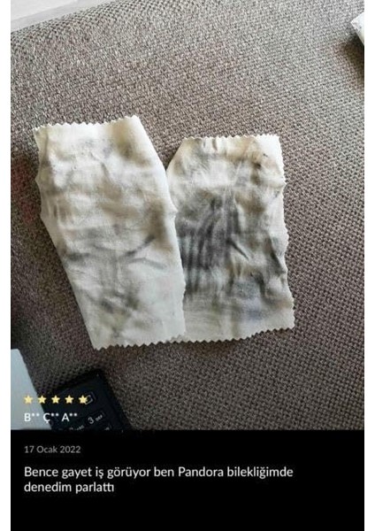 Bakım Kiti Serisi 1 Adet Takı Mücevher Altın Gümüş Takı Silme Temizleme Parlatma Mendili Bezi