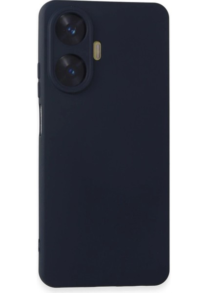 Realme C55 Kılıf Nano Içi Kadife Silikon - LACIVERT-(5796) - SB001M-485PS2