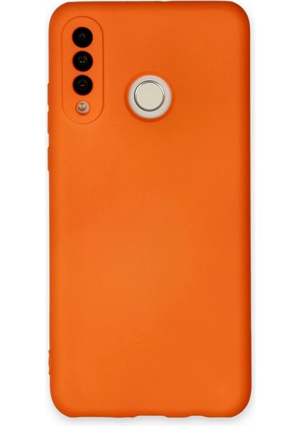 Huawei P30 Lite Kılıf Nano Içi Kadife Silikon - TURUNCU-(5796) - SB001M-4A4QL7