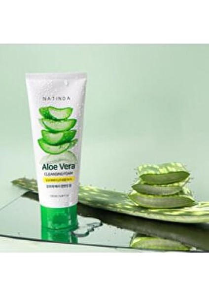 Aloe Vera Temizleme Köpüğü 130 ml Yatıştırıcı Etki Tüm Cilt Tipleri İçin Doğal İçerik