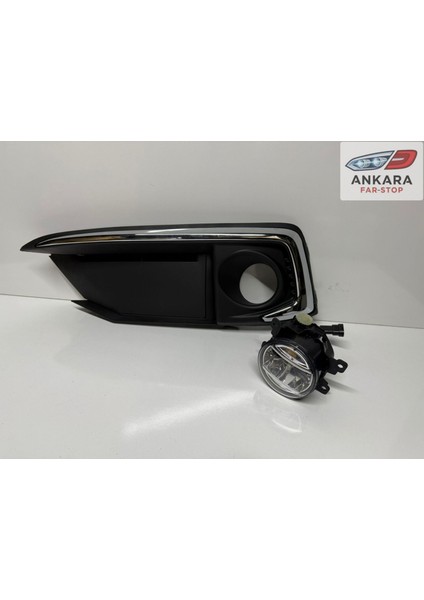 Honda Civic Fc5 2019-2021 Makyajlı Kasa Sis Lamba ve Kapak Takımı Ön Sol (Krom Tip Kapak + Ledli Sol Ön Sis) fiyatları