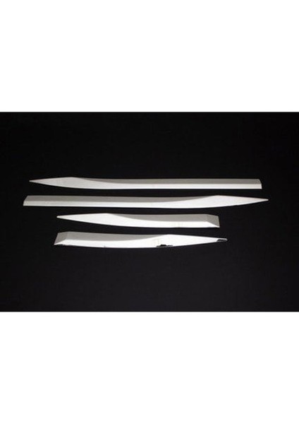 Peugeot 3008 Yan Kapı Çıtası Krom Nikelaj (2016-2023) Için Özel Ürün (4 Parça Paslanmaz Çelik)