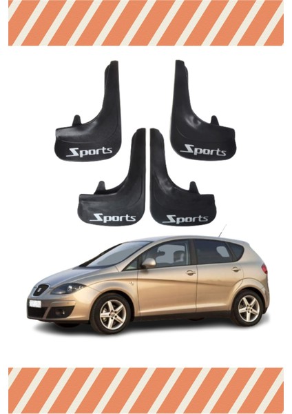 Seat Altea Sports Yazılı 4'lü Tozluk Çamurluk Paçalık