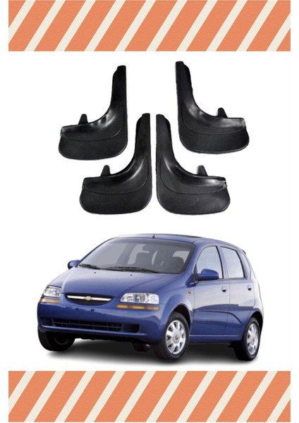 Chevrolet Aveo Hb 2005-2011 Uyumlu 4'lü Tozluk Çamurluk Paçalık