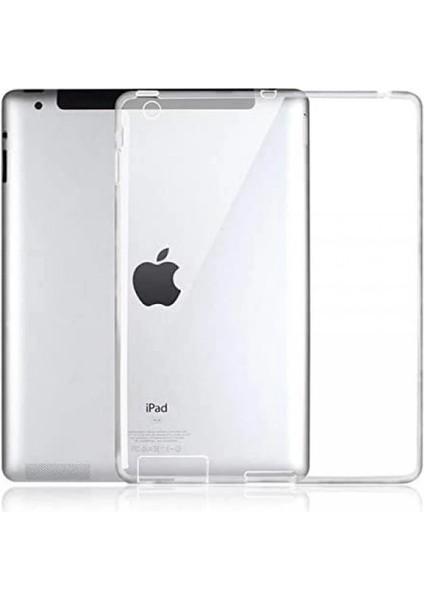 iPad 4 9.7 Kılıf Tablet Şeffaf SILIKON-(5796) - SB001M-4A4T10