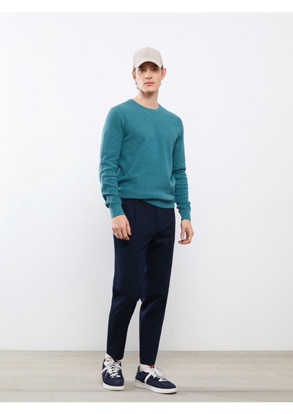 Yeni Sezon Bisiklet Yaka Erkek Triko Kazak