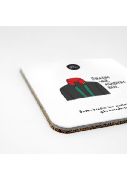 Itirazım Var 2'li Bardak Altlığı Seti fiyatları