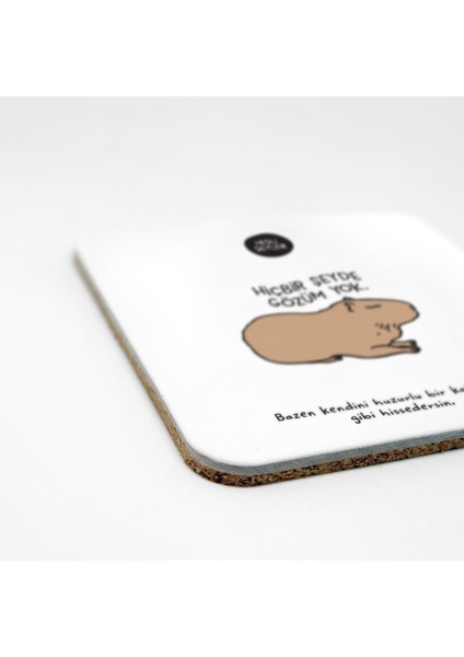 Hiçbir Şeyde Gözüm Yok 2'li Bardak Altlığı Seti fiyatları