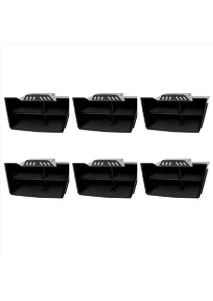 6x Honda Civic 2016 2017 2018 2018 2019 Iç Aksesuarlar Araba Siyah Abs Iç Konsol Merkezi Depolama Kutusu (Yurt Dışından)