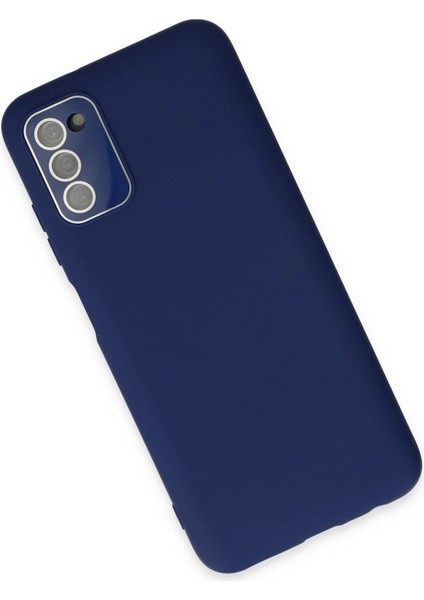 Samsung Galaxy A03S Kılıf Lansman Glass Kapak - Sky BLUE-(5796) - SB001M-4A5C58 modelleri