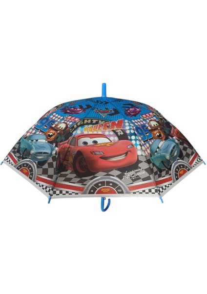 Unisex Çocuk Şemsiye Şimşek Model Baskılı 8 Telli Renkli Koruyucu