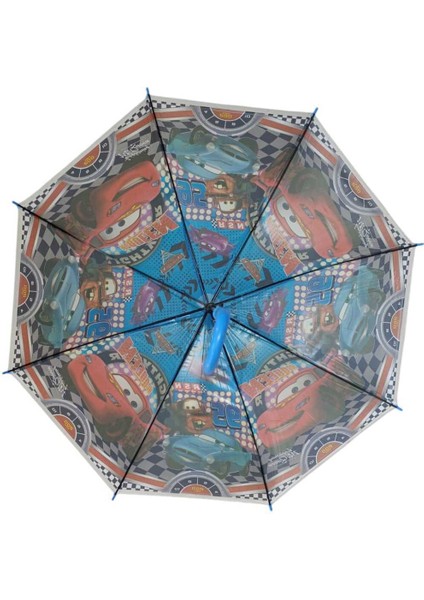 Unisex Çocuk Şemsiye Şimşek Model Baskılı 8 Telli Renkli Koruyucu modelleri