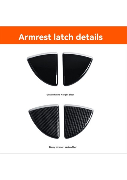 Araba Merkezi Konsol Kapak Paneli Koltuk Kutusu Trim Koruyucu Kapak Çıkartmaları Benz E Sınıfı W211 Karbon Fiber Renk (Yurt Dışından) fırsatları