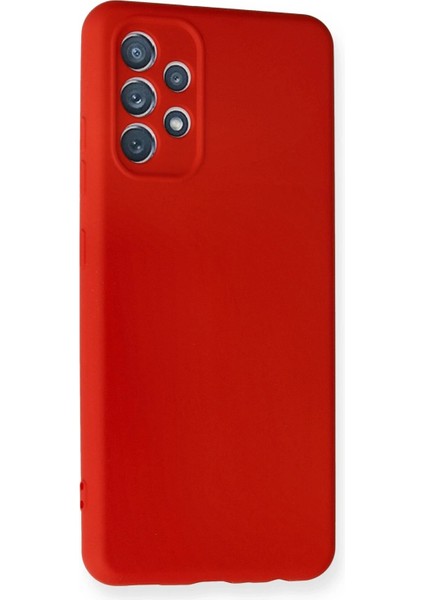 Samsung Galaxy A32 Kılıf Nano Içi Kadife Silikon - KIRMIZI-(5796) - SB001M-485QD8 fiyatları