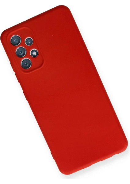 Samsung Galaxy A32 Kılıf Nano Içi Kadife Silikon - KIRMIZI-(5796) - SB001M-485QD8 modelleri