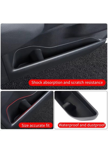 Araba Kapısı Depolama Yuvaları Toyota Land Cruiser Için Silika Jel Pad 250 Prado LC250 2024 2025 Araba Kapısı Saklama Kutusu (Yurt Dışından) modelleri