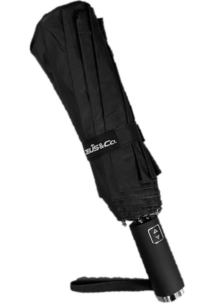 Rüzgarda Kırılmayan Güçlü ve Dayanıklı Tam Otomatik Siyah Şemsiye fırsatları