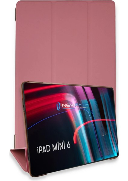 iPad Mini 6 Kılıf Tablet Smart Kılıf - PEMBE-(5796) - SB001M-4A53R1