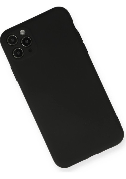 iPhone 11 Pro Max Kılıf Nano Içi Kadife Silikon - SIYAH-(5796) - SB001M-4837R1 fiyatları