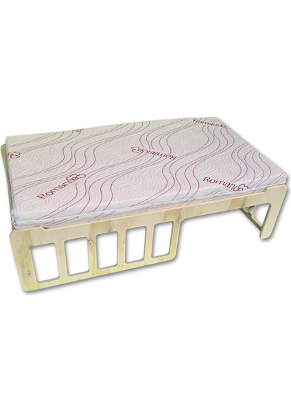 Montessori Ahşap Karyola | 0–6 Yaş Çift Yönlü Kontrplak Çocuk Yatağı