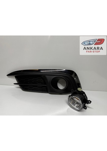 Honda Civic Fc5 2016-2019 Makyajsız Kasa Sis Lamba ve Kapak Takımı Ön Sol (Krom Tip Kapak + Ledli Sol Ön Sis) fiyatları