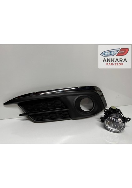 Honda Civic Fc5 2016-2019 Makyajsız Kasa Sis Lamba ve Kapak Takımı Ön Sol (Krom Tip Kapak + Ledli Sol Ön Sis) modelleri