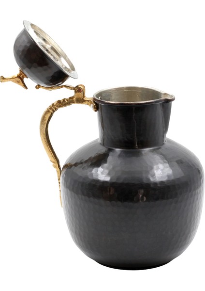 Kuş Motifli Eskitme Bakır Sürahi fiyatları