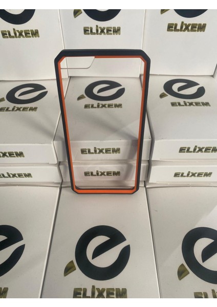 Iphone 6s Plus Iphone 6 Plus Uyumlu Kenarlar Turuncu Renkli Sert Şeffaf Kılıf