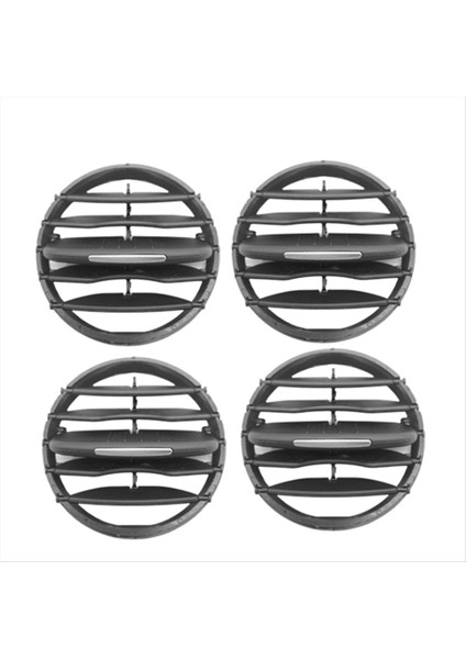 4pcs Araba Gösterge Tablosu Orta Klima Hava Çıkışı Grille 5ND858069 Vw Tiguan 2010-2017 Yuvarlak Hava Outlet Grille (Yurt Dışından)