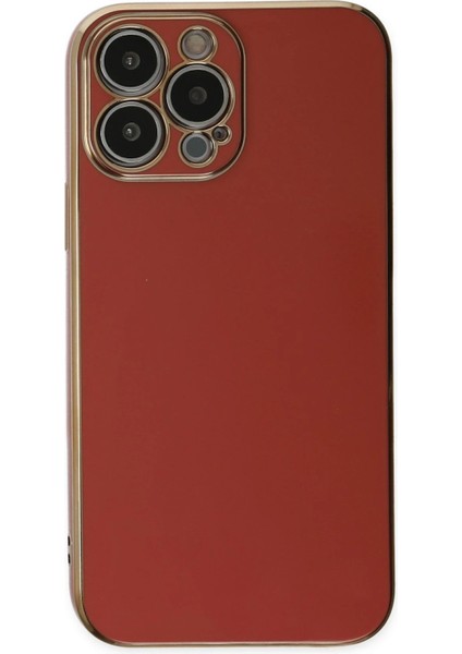 iPhone 15 Pro Max Kılıf Volet Silikon - KIRMIZI-(5796) - SB001M-488A80