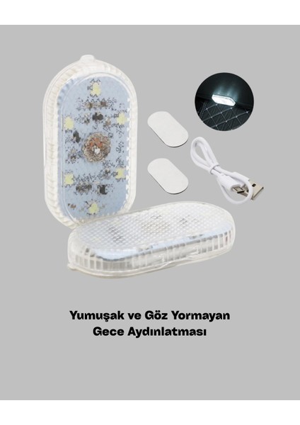 Dokunmatik Sensörlü Şarjlı Araç Içi Ambiyans Aydınlatma - SB001M-47UFQ4 fırsatları