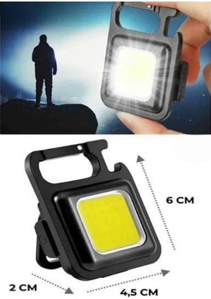 Mıknatıslı Parlak LED Işık 3 Fonksiyonlu Şarj Edilebilir Ledli Mini Taşınabi - SB001M-47VWM indirimleri