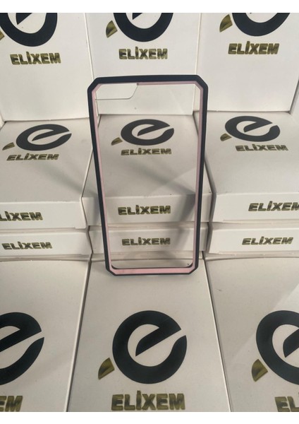 Iphone 6s Plus Iphone 6 Plus Uyumlu Kenarlar Bej Renkli Sert Şeffaf Kılıf