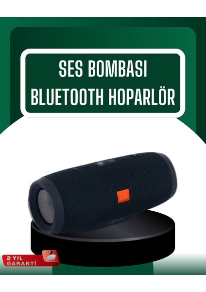 Kablosuz Hoparlör 12 Saat Çalma Süresi USB Aux Tf Kart Destekli - SB001M-47Y9I4