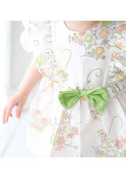 Kelly Çiçek Desenli Kız Bebek Romper fiyatları